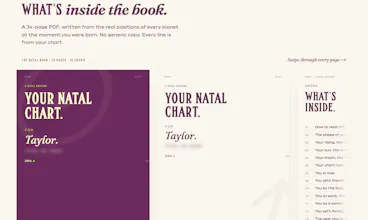 ZODIA Natal Book gallery image