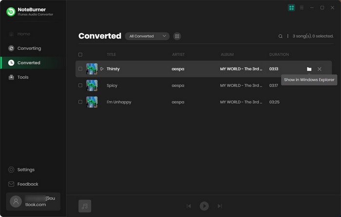Noteburner iTunesオーディオコンバーター - Apple Music、オーディオブック、M4P音楽、ポッドキャストを変換します。メディア6