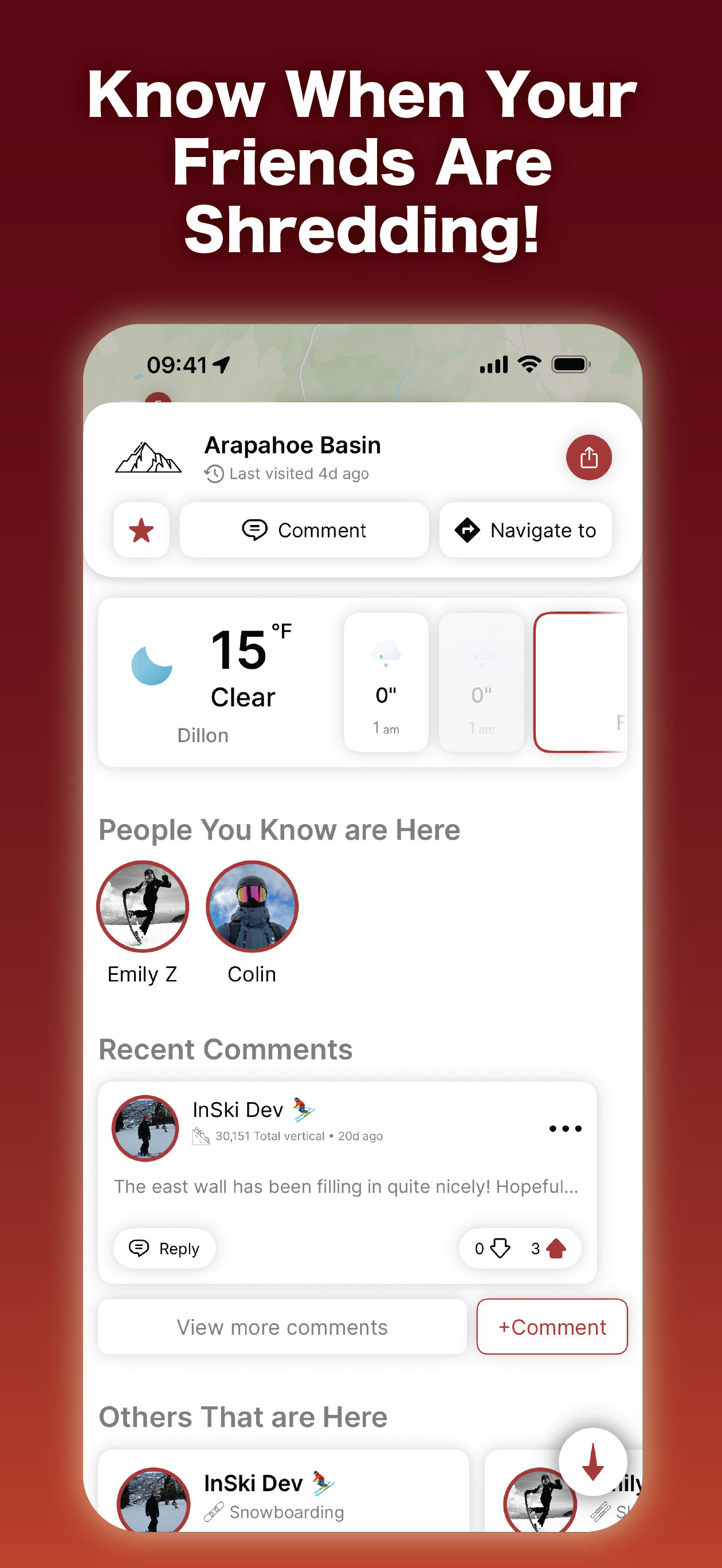 InSki - Screenshot 3 showing product features and functionality