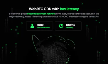 Decentralized Live Video SDK by dTelecom gallery image