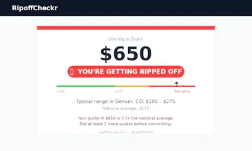 RipoffCheckr — Getting Ripped Off? gallery image