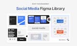 Social Media Figma Library image