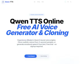 Qwen TTS Online gallery image