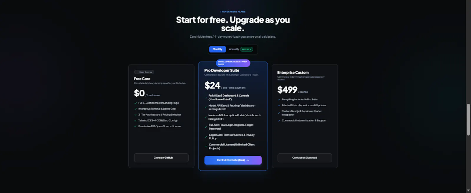 Aether AI - SaaS UI Suite screenshot 3