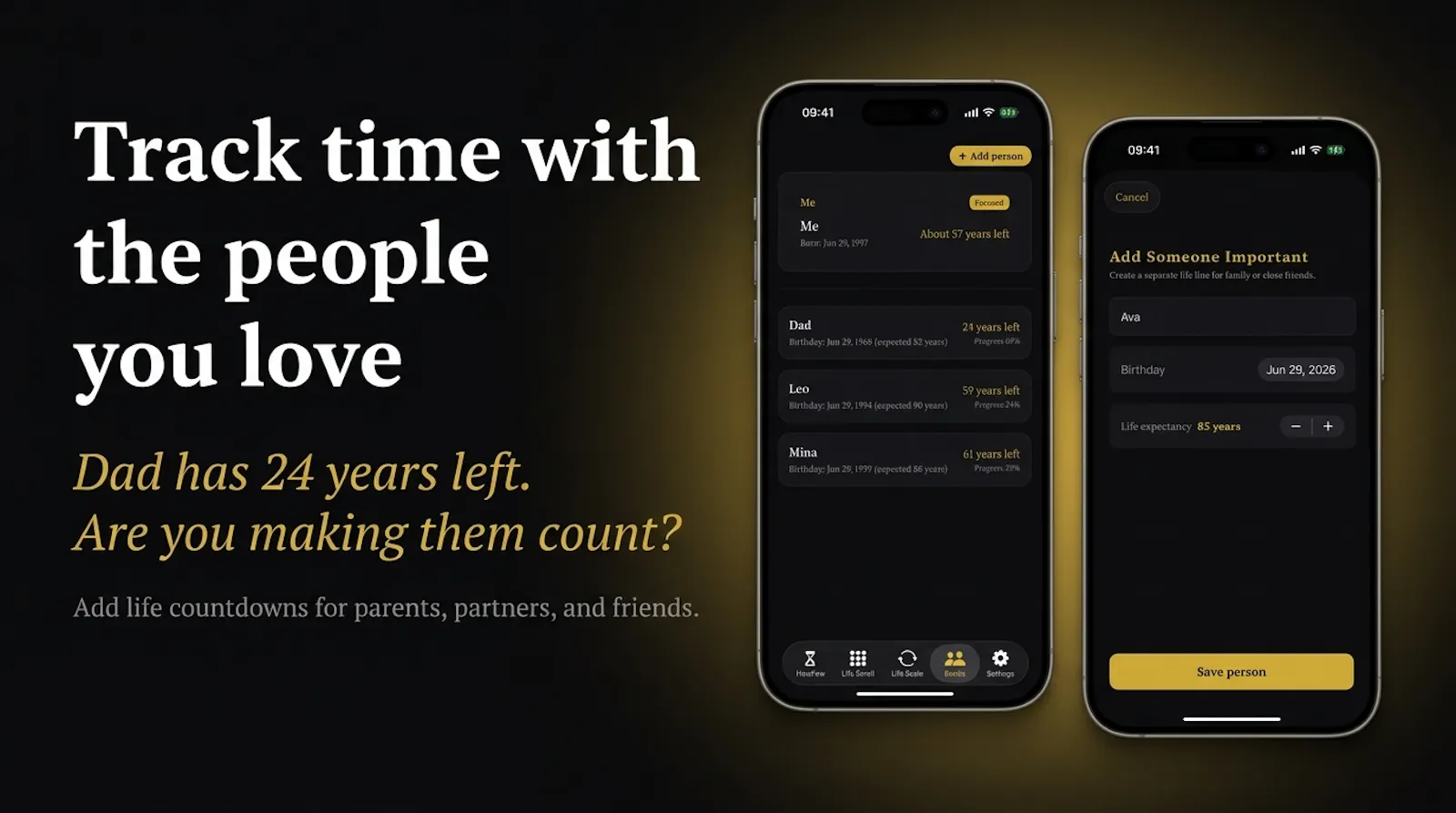 HowFew – See Your Remaining Life screenshot 4
