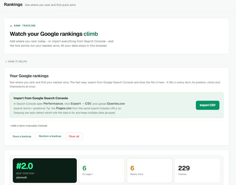 Seoprog screenshot 5