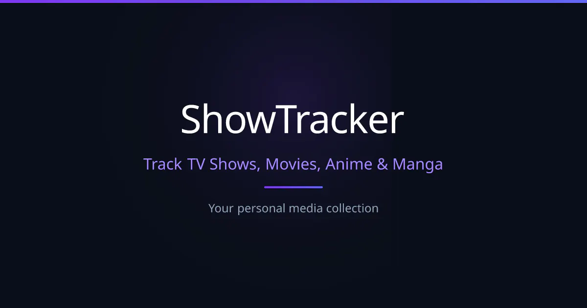 ShowTracker 제품 배너