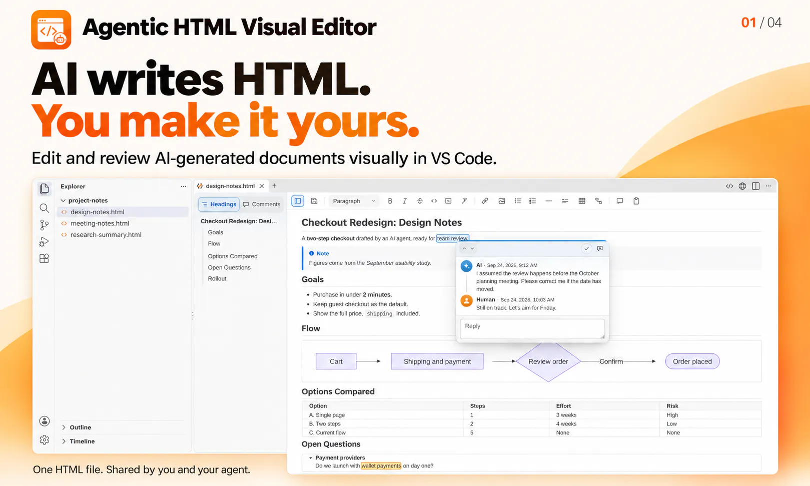 Agentic HTML Visual Editor gallery image