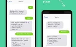 Text-message bot for sharing to-do lists media 1