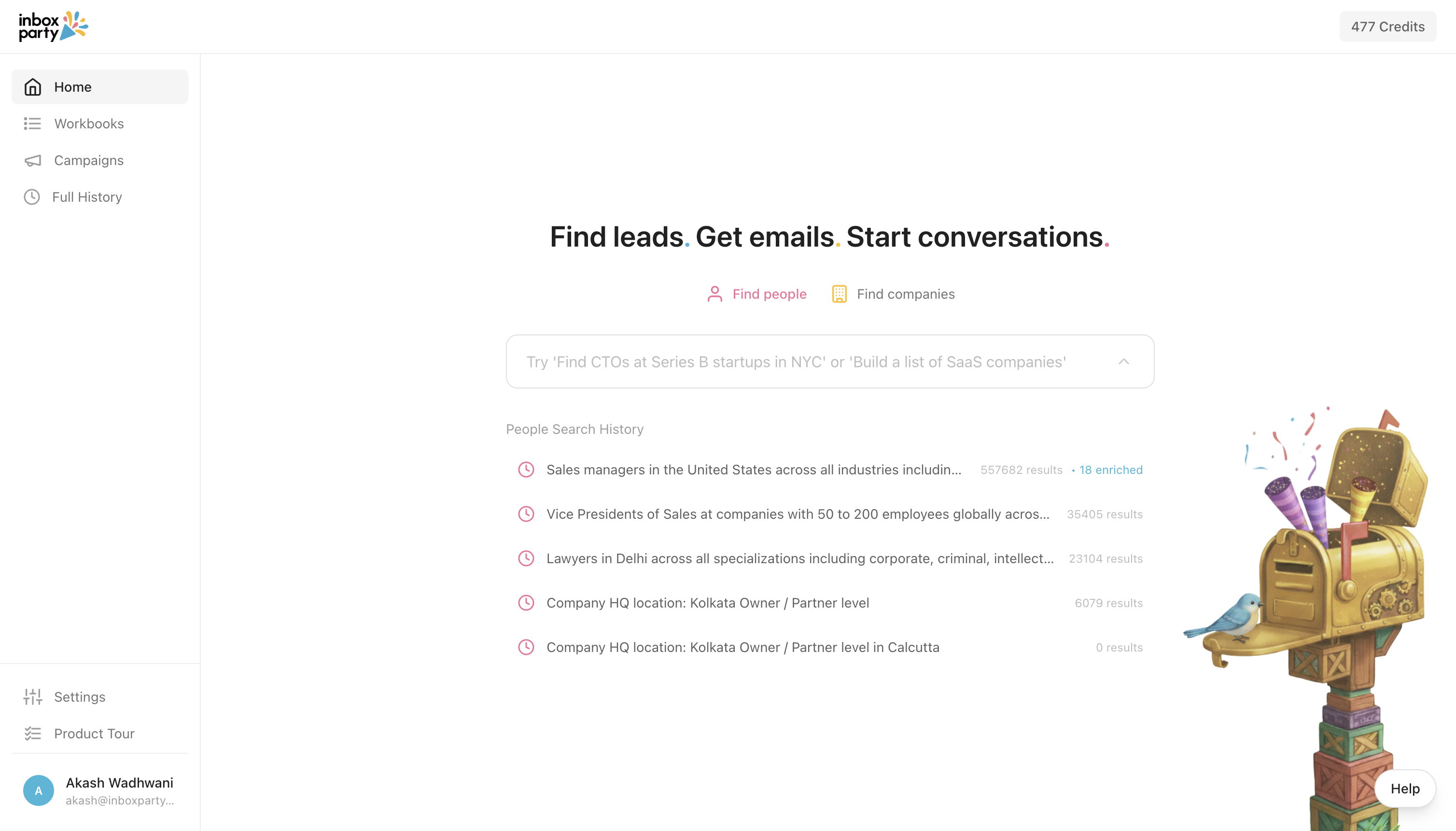 Inbox Party gallery image