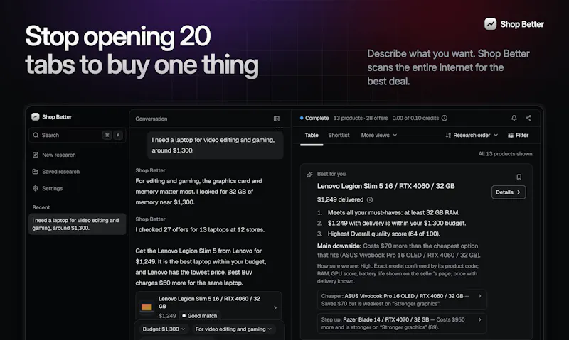 Shop Better screenshot 1