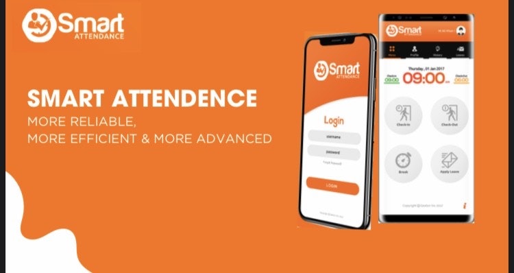 Smart attendance app - Main product screenshot demonstrating key features and user interface