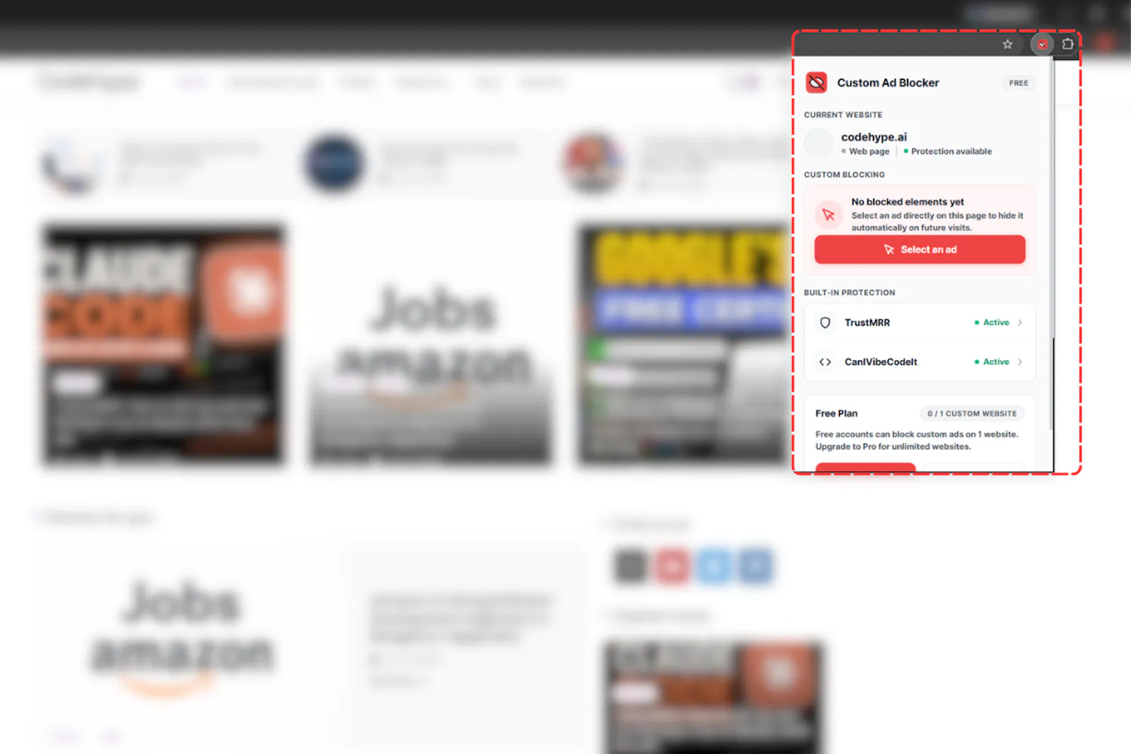 Custom Ad Blocker screenshot 1