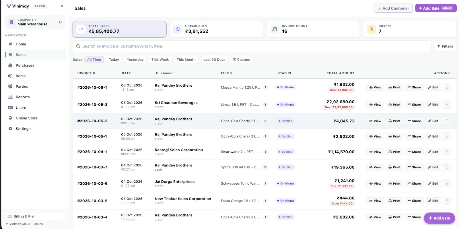 Vinimay: GST Billing And Invoicing screenshot 6
