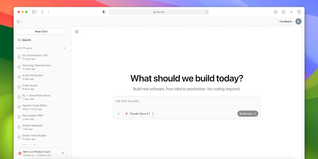 Fixa.dev:一個能構建任何事物的雲端原生 AI 代理