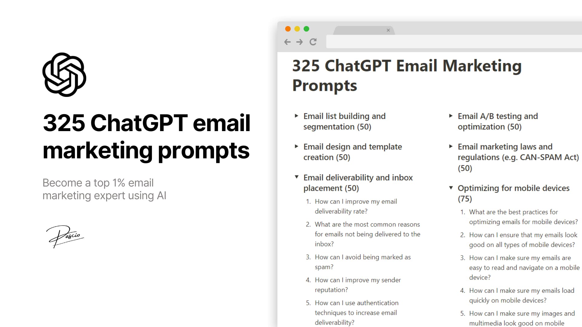 500 ChatGPT Email Marketing Prompts Pack media 1
