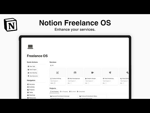 Notion Freelance OS gallery image