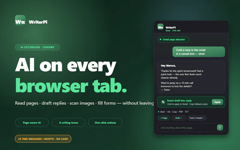 WriterPi screenshot 2