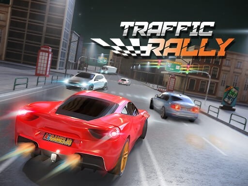 Traffic Rally - Main screenshot showing features and interface