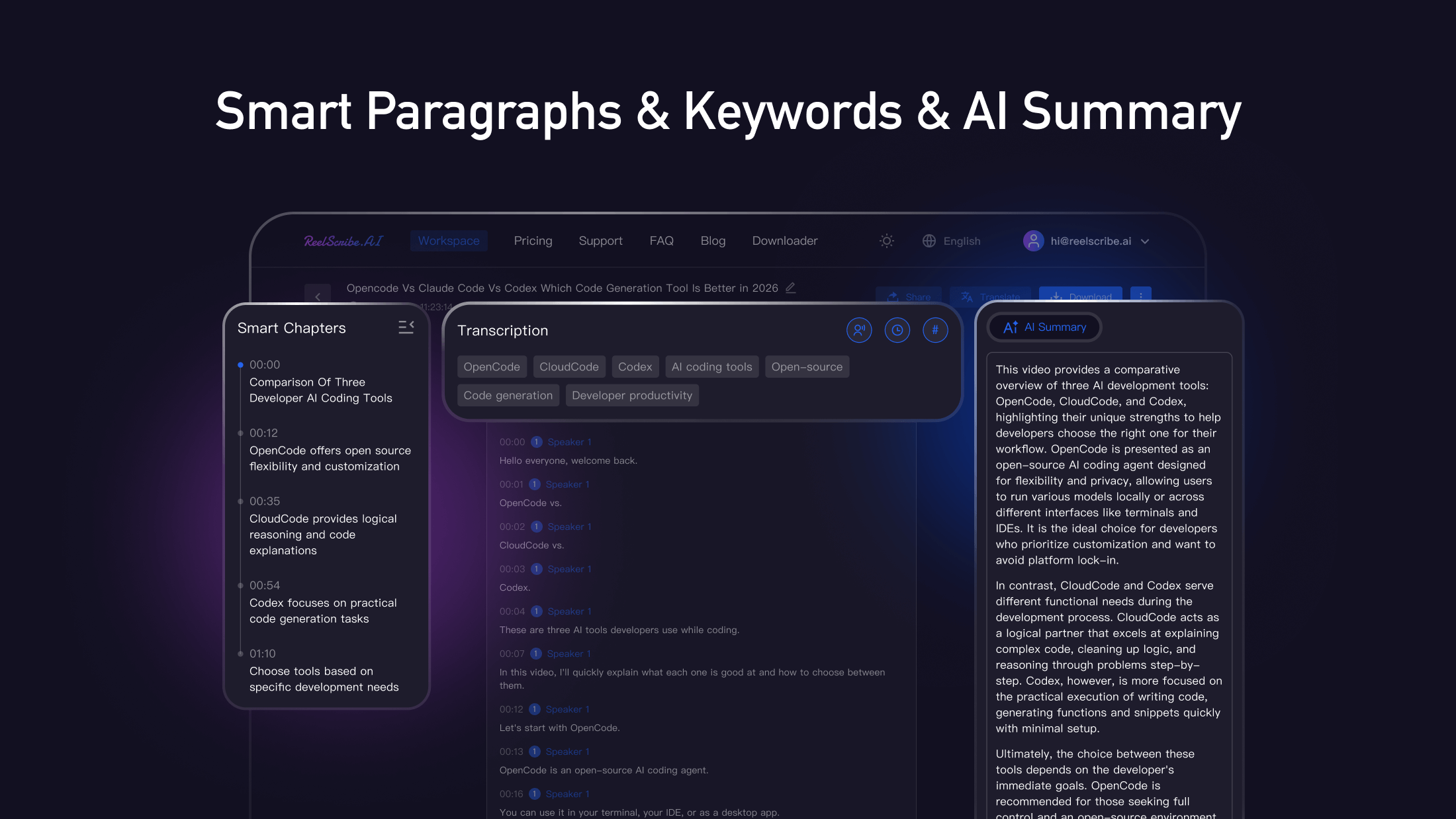 ReelScribe gallery image