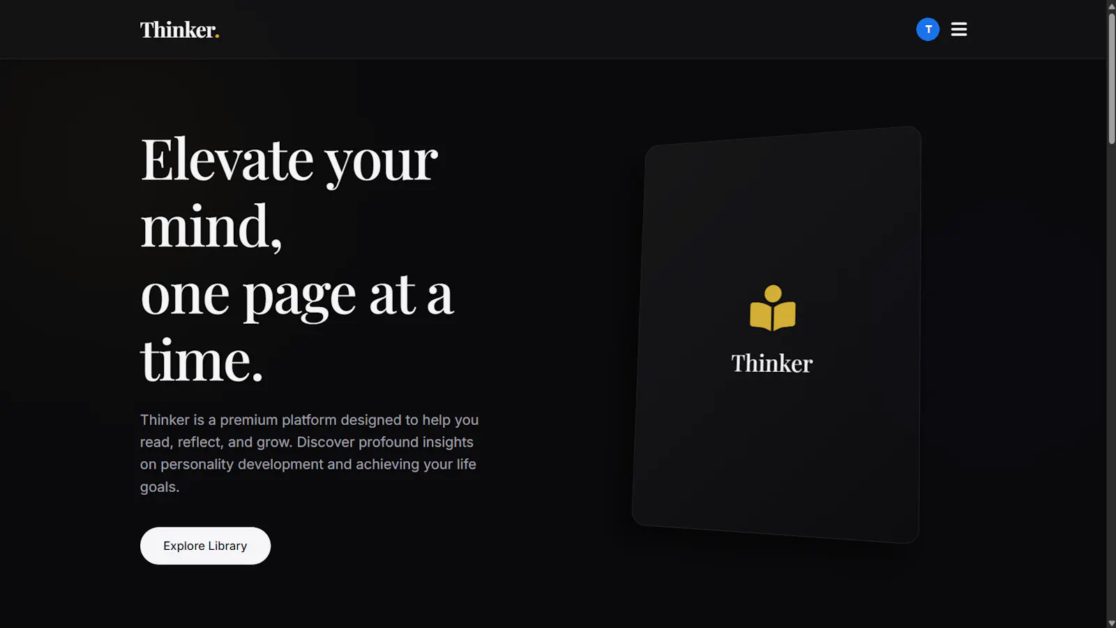 Thinker screenshot 2