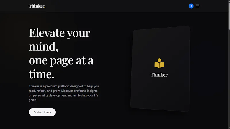 Thinker screenshot 2