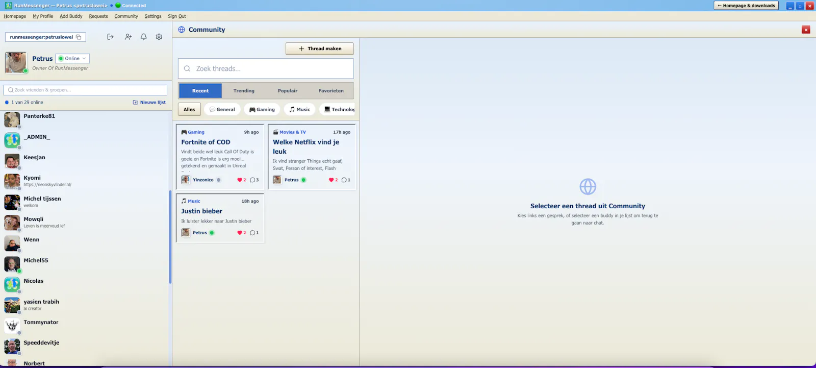 RunMessenger screenshot 4