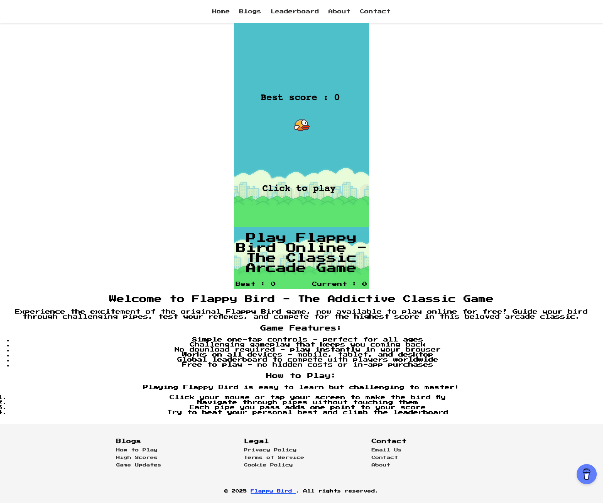 Play Flappy Bird Online media 3