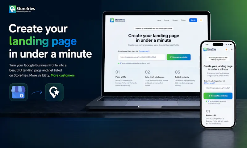 Storefries AI screenshot 2