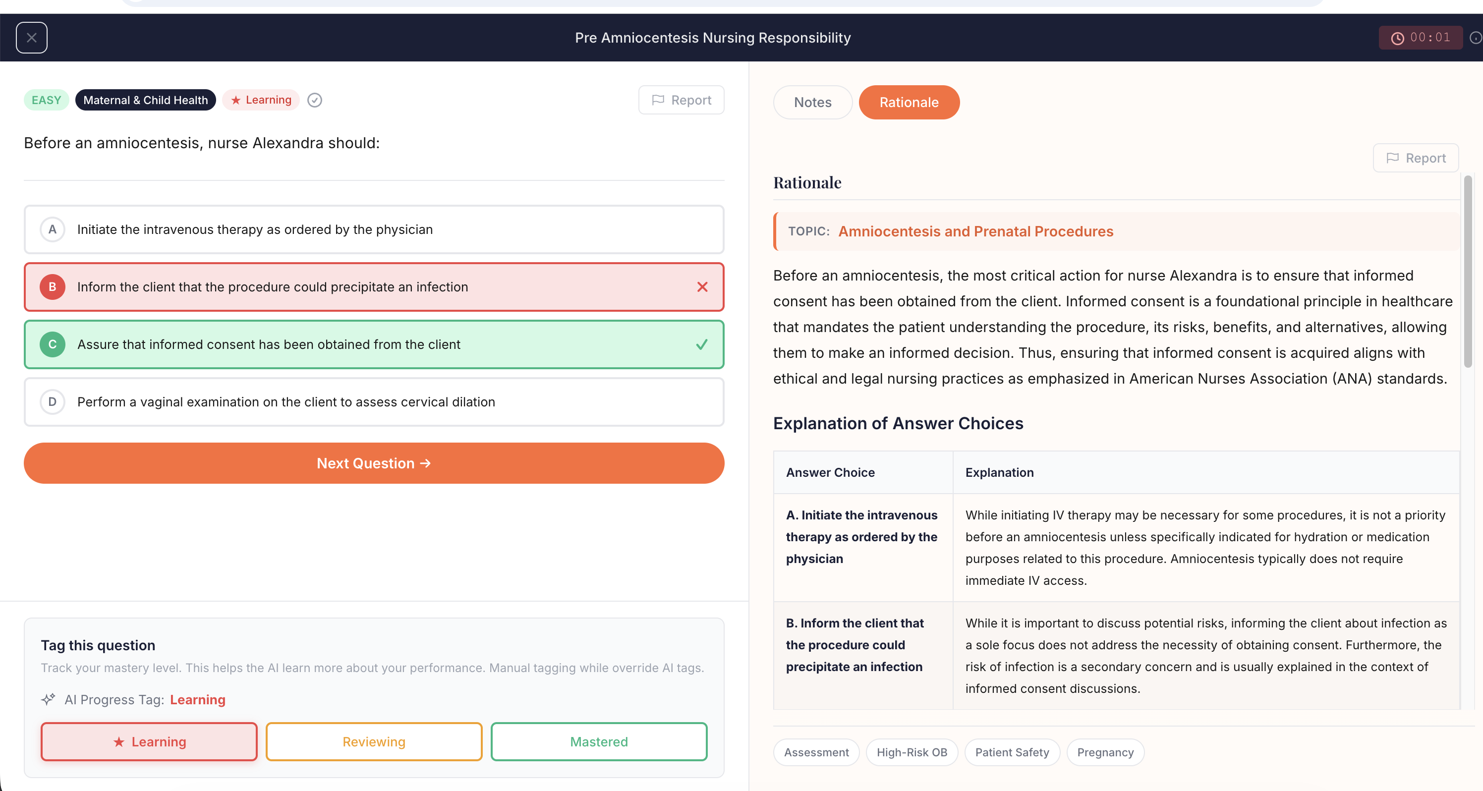 Tangerine Prep - Screenshot 2 showing product features and functionality