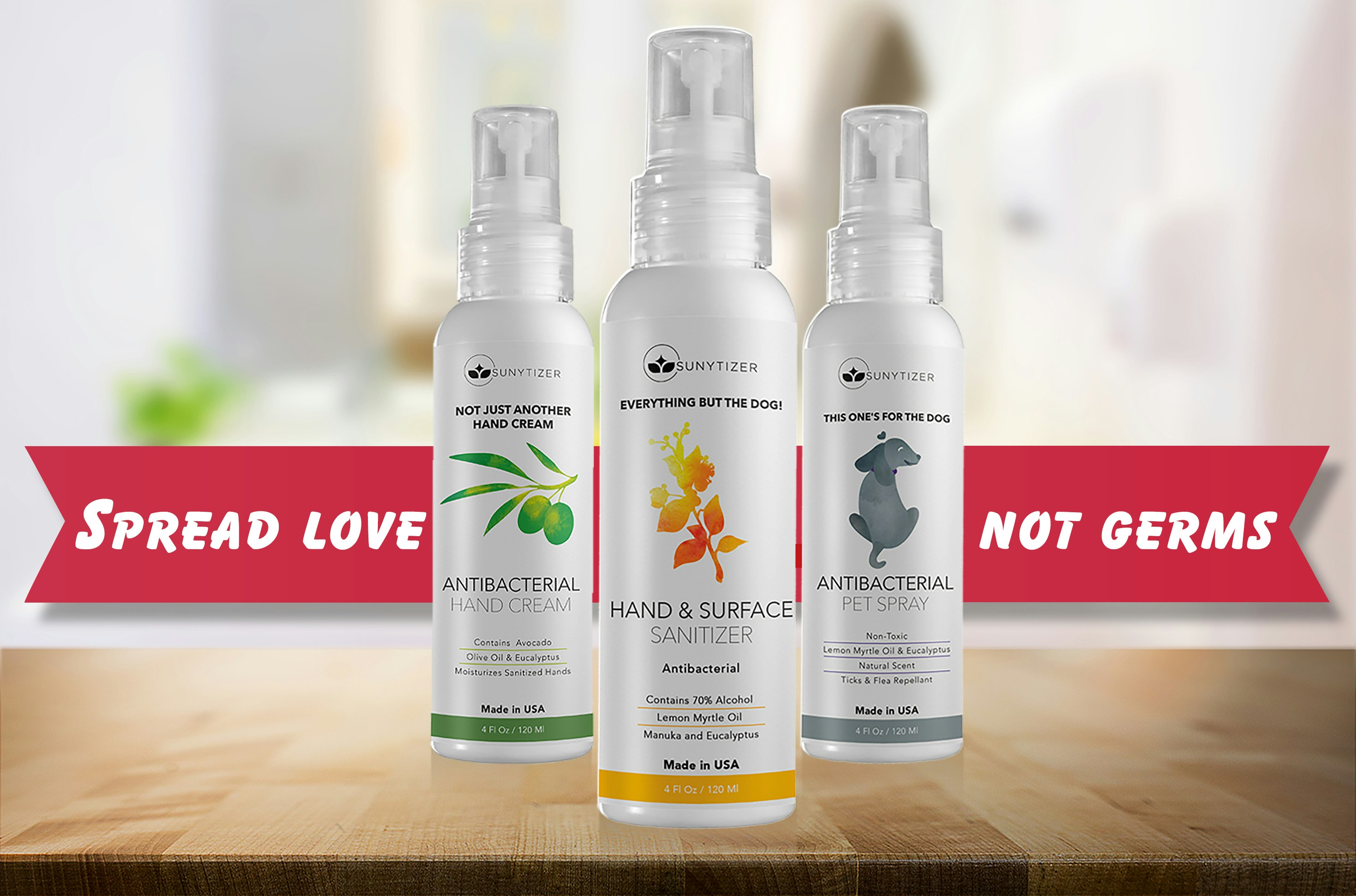 Sunytizer|Sanitize Everything & The Dog gallery image