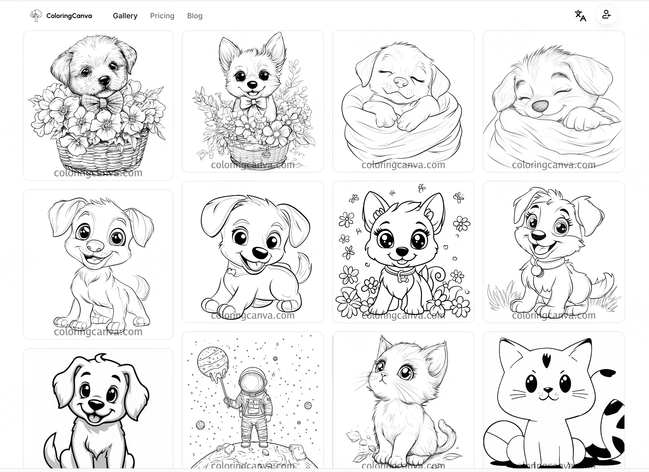Cute Coloring Pages Generator gallery image