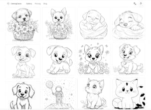Cute Coloring Pages Generator gallery image