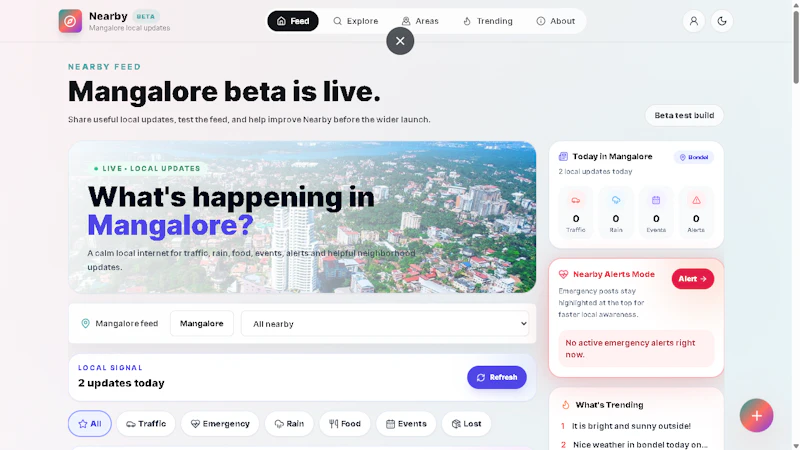 Nearby screenshot 1