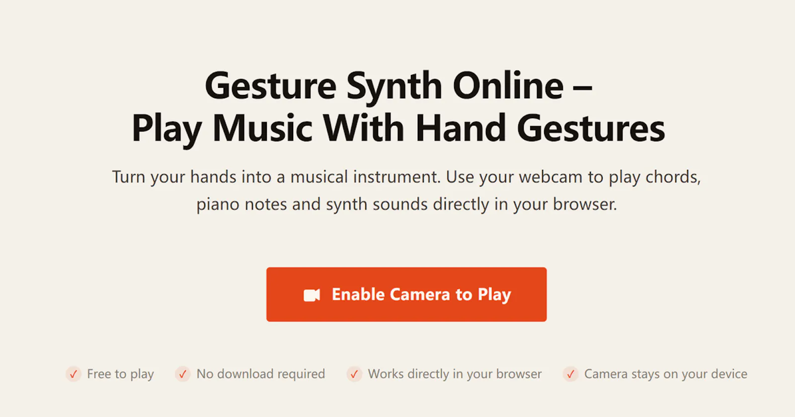 Gesture Synth screenshot 1