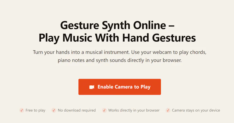 Gesture Synth screenshot 1