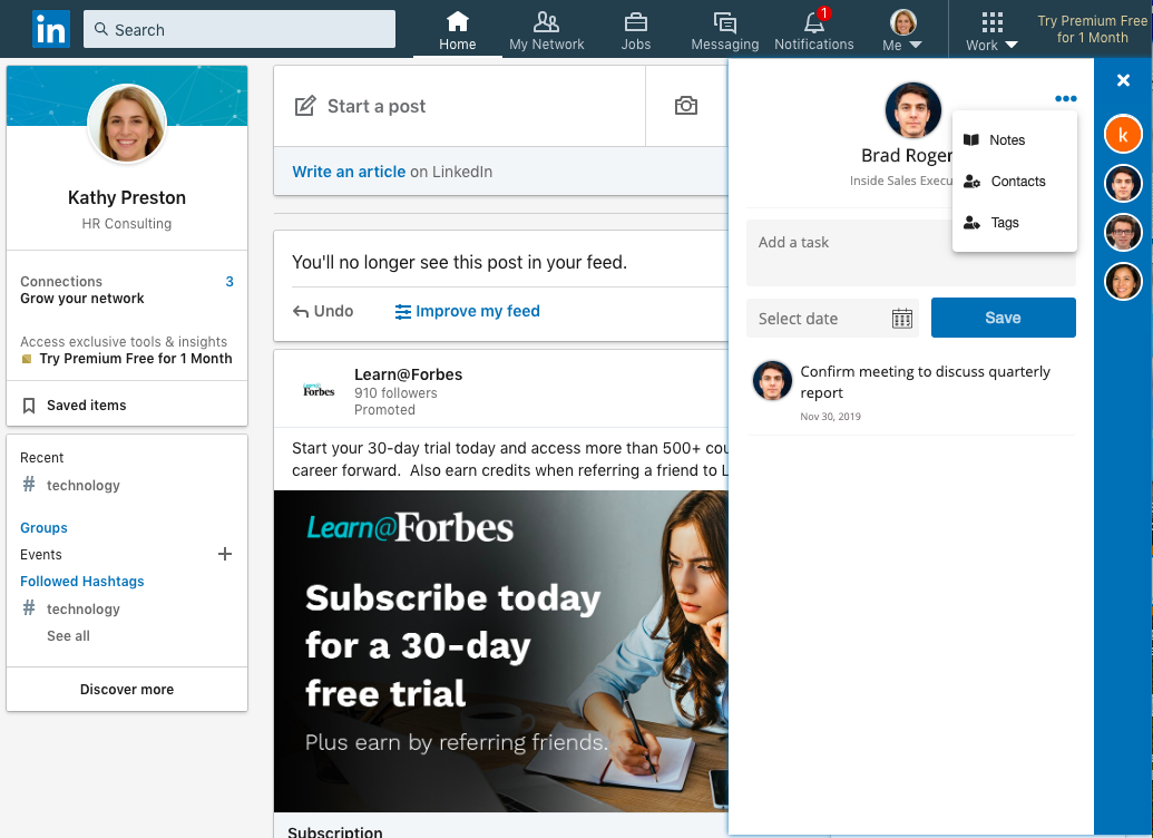 Task Manager & Register for Linkedin gallery image