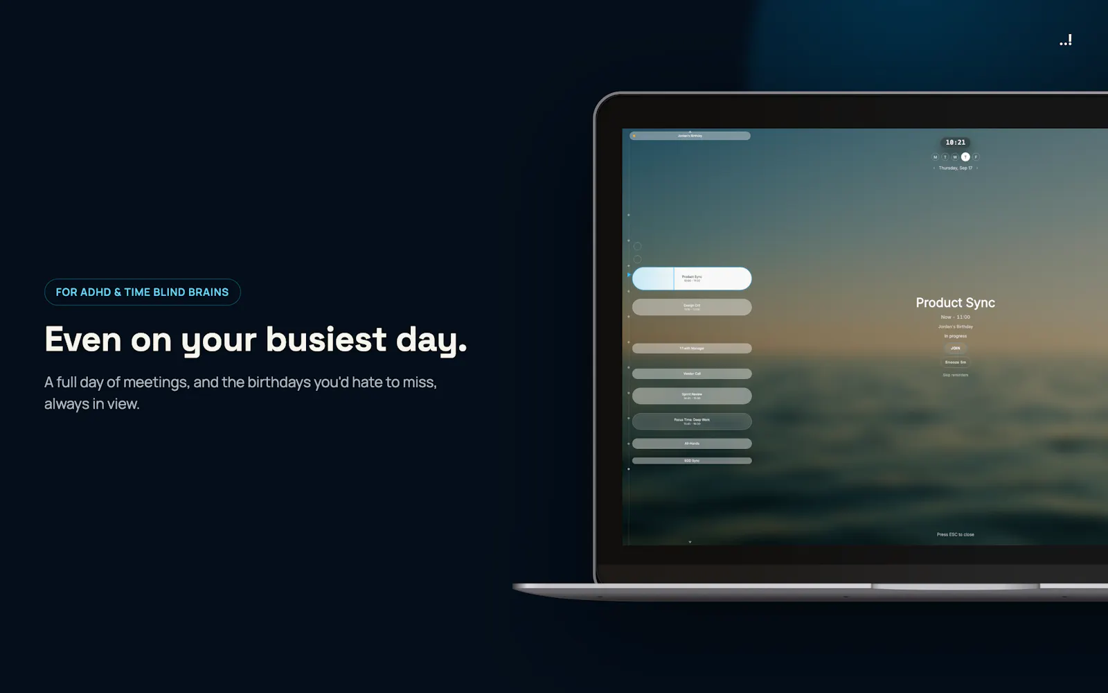 Ahem! Unmissable Meeting Reminders screenshot 4