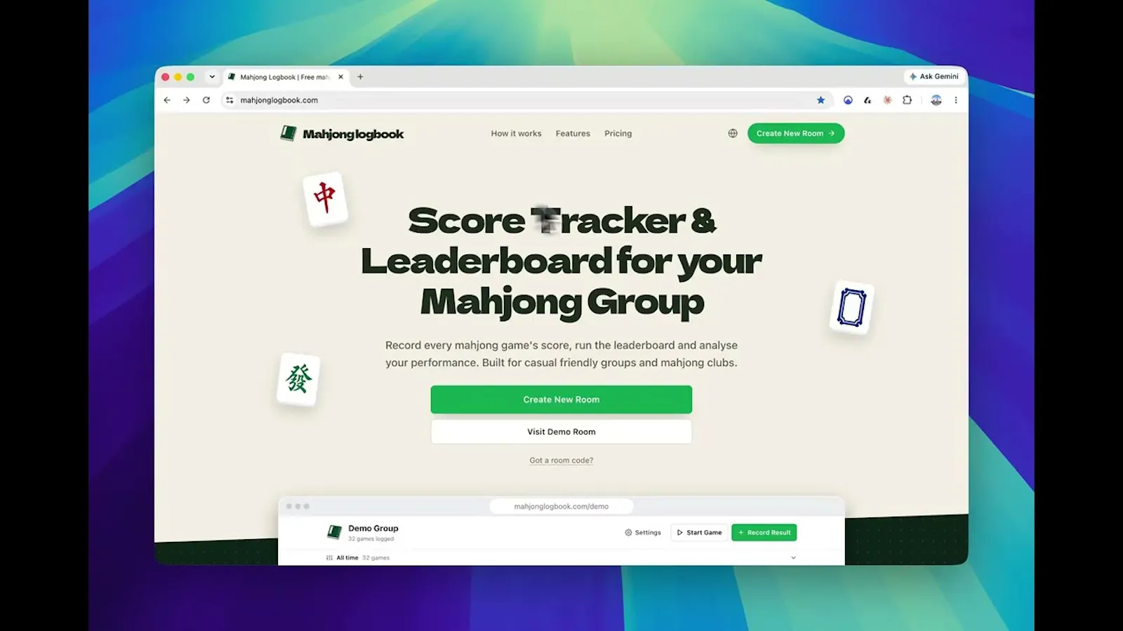 Mahjong Logbook screenshot 1 (video preview)