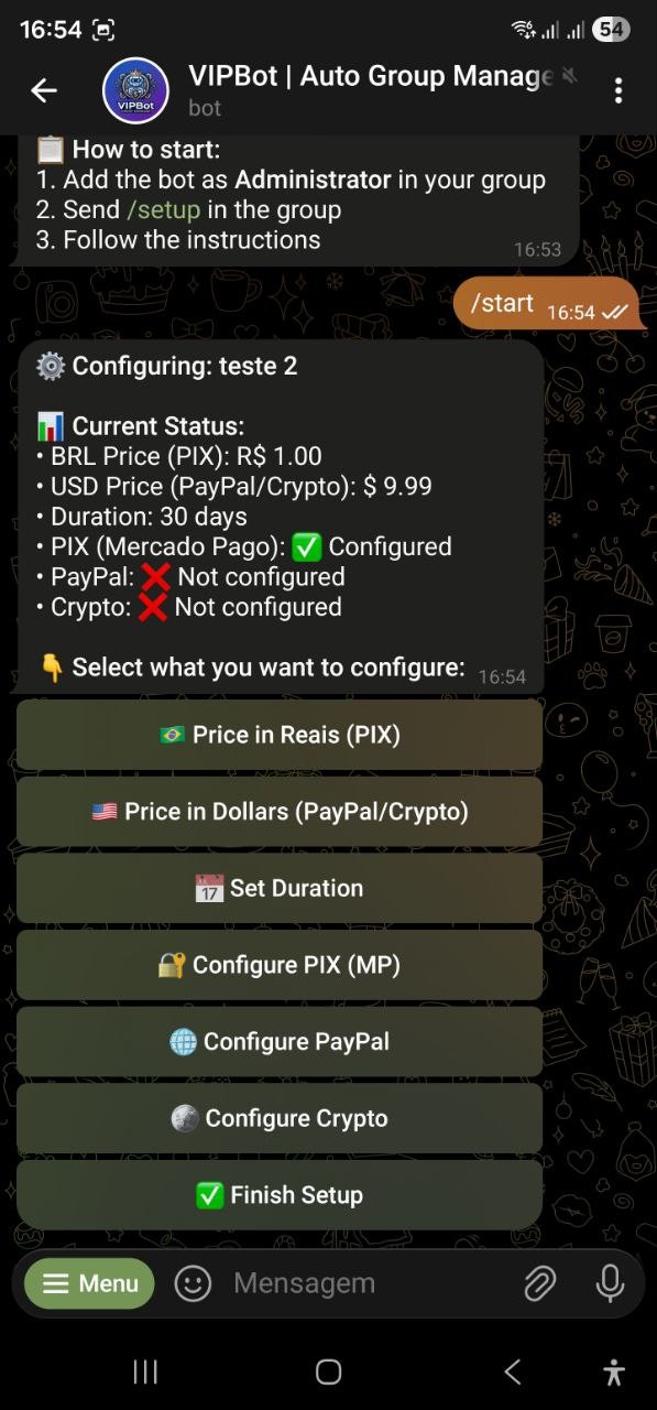VIPBot - Screenshot 2 showing product features and functionality