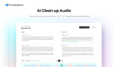 CreateWise AI Editing Interface