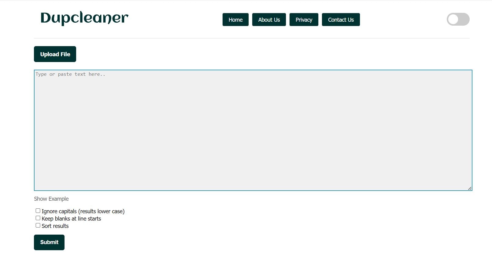 DupCleaner.Com - Duplica Line Remover online media 1