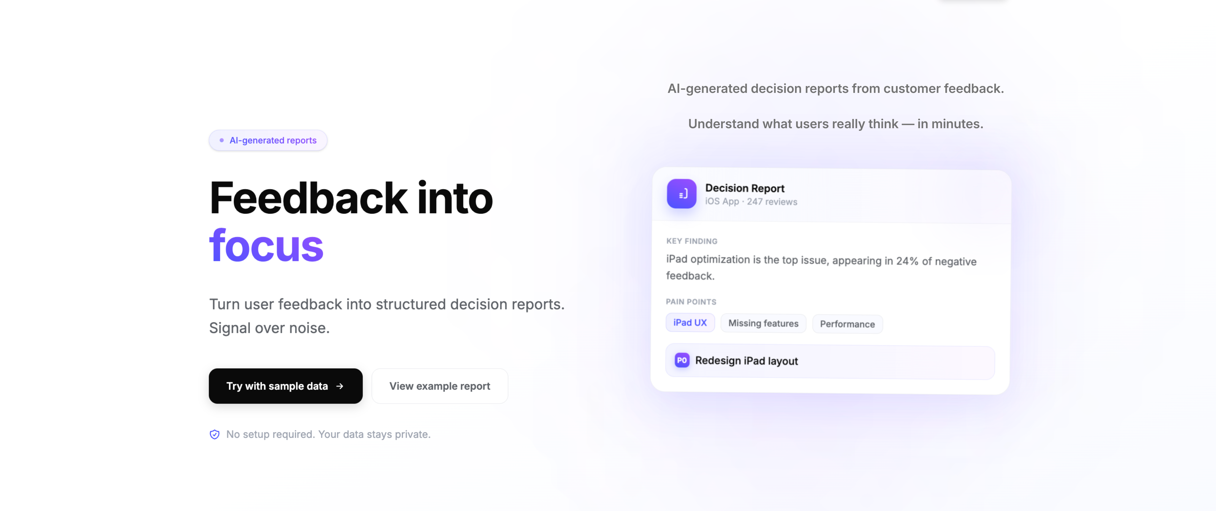 Review Hunt - Main product screenshot demonstrating key features and user interface
