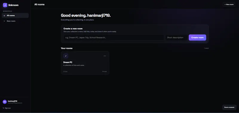 Linkroom screenshot 3