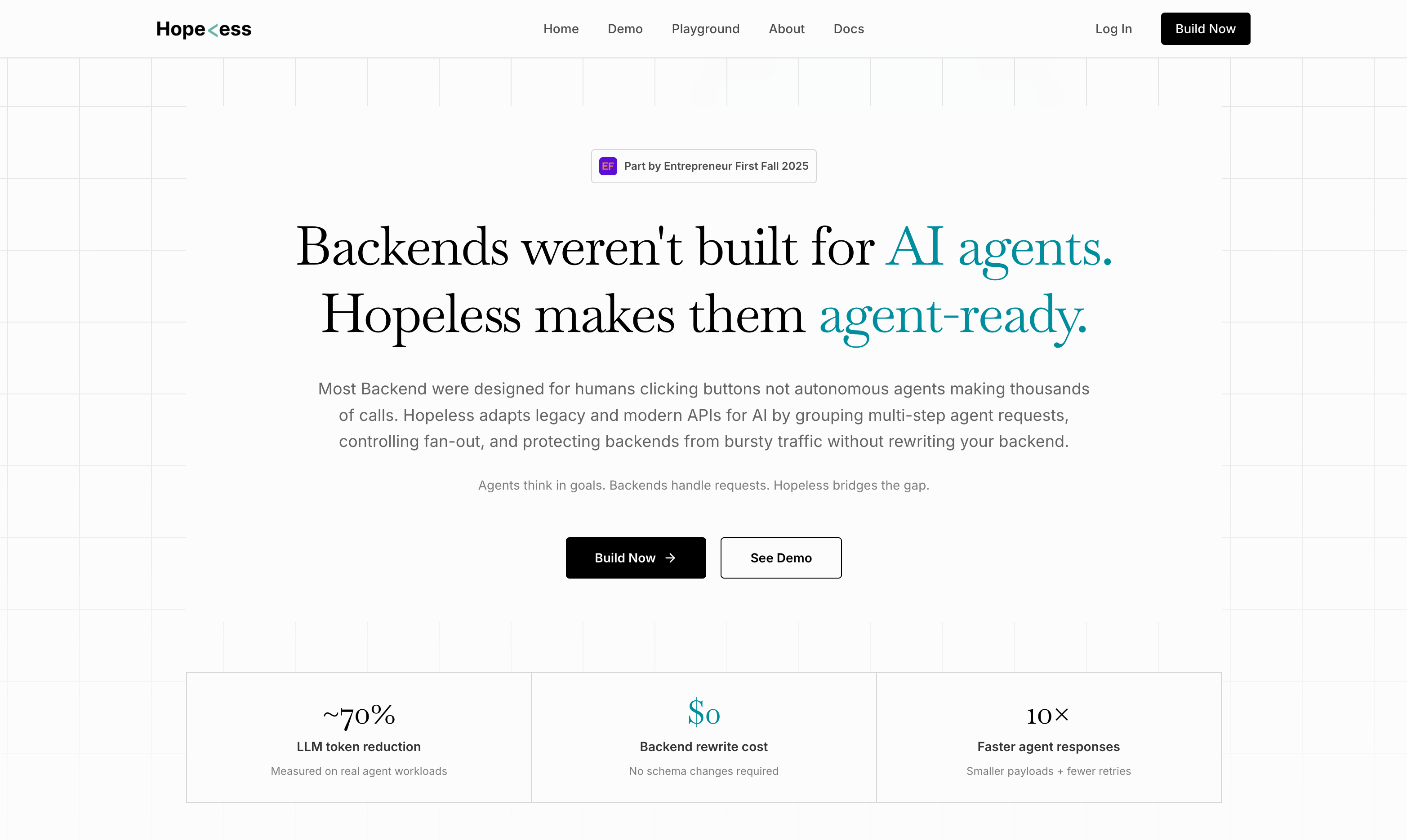 Hopeless - Main product screenshot demonstrating key features and user interface