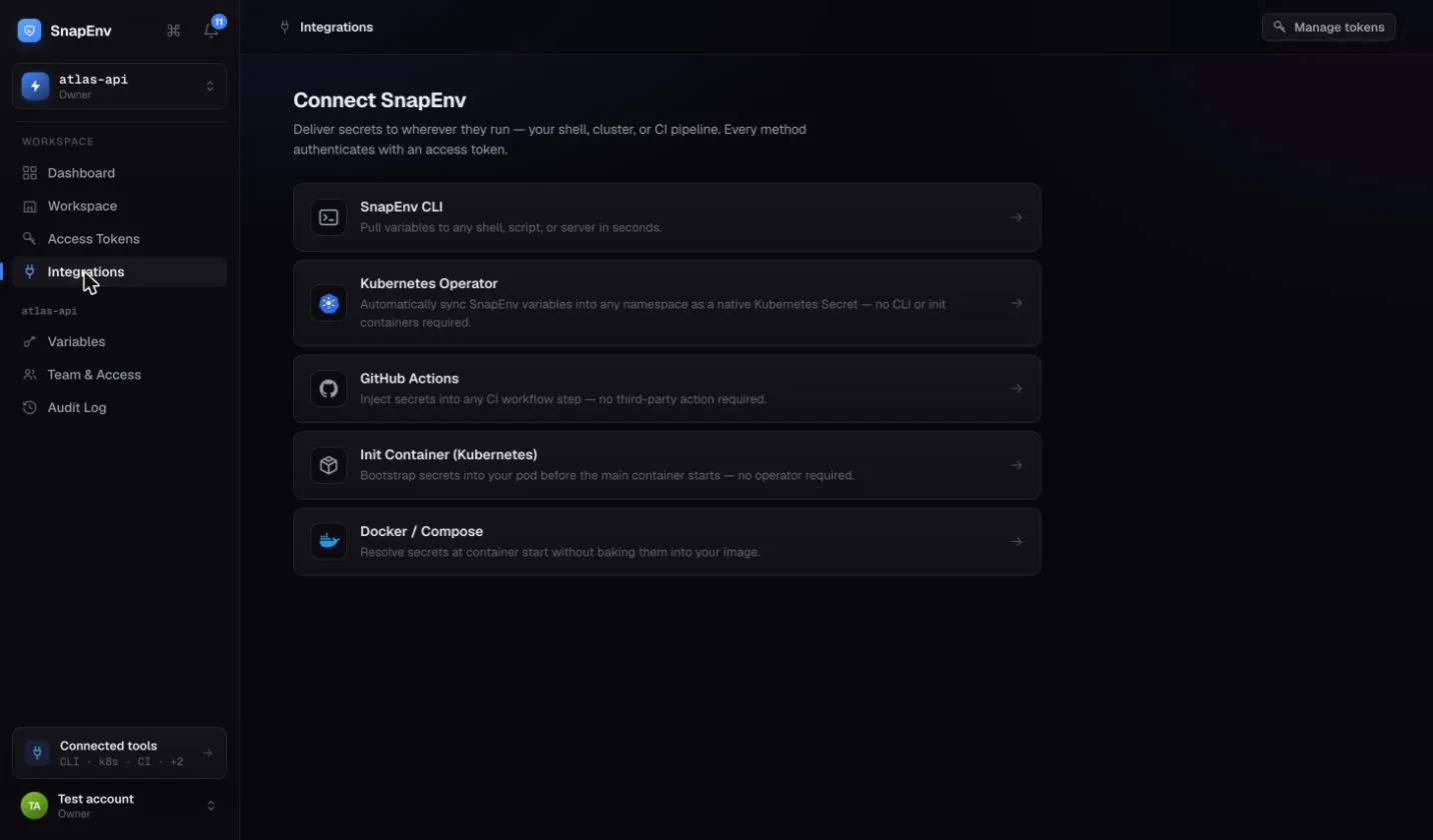 SnapEnv gallery image