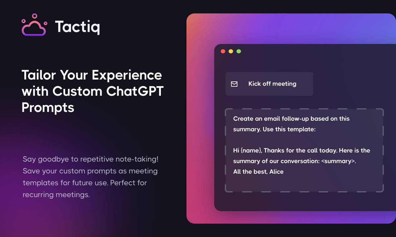 Tactiq AI Meeting Kits media 4