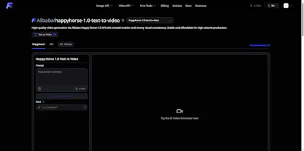 Happy Horse 1.0 Video API gallery image