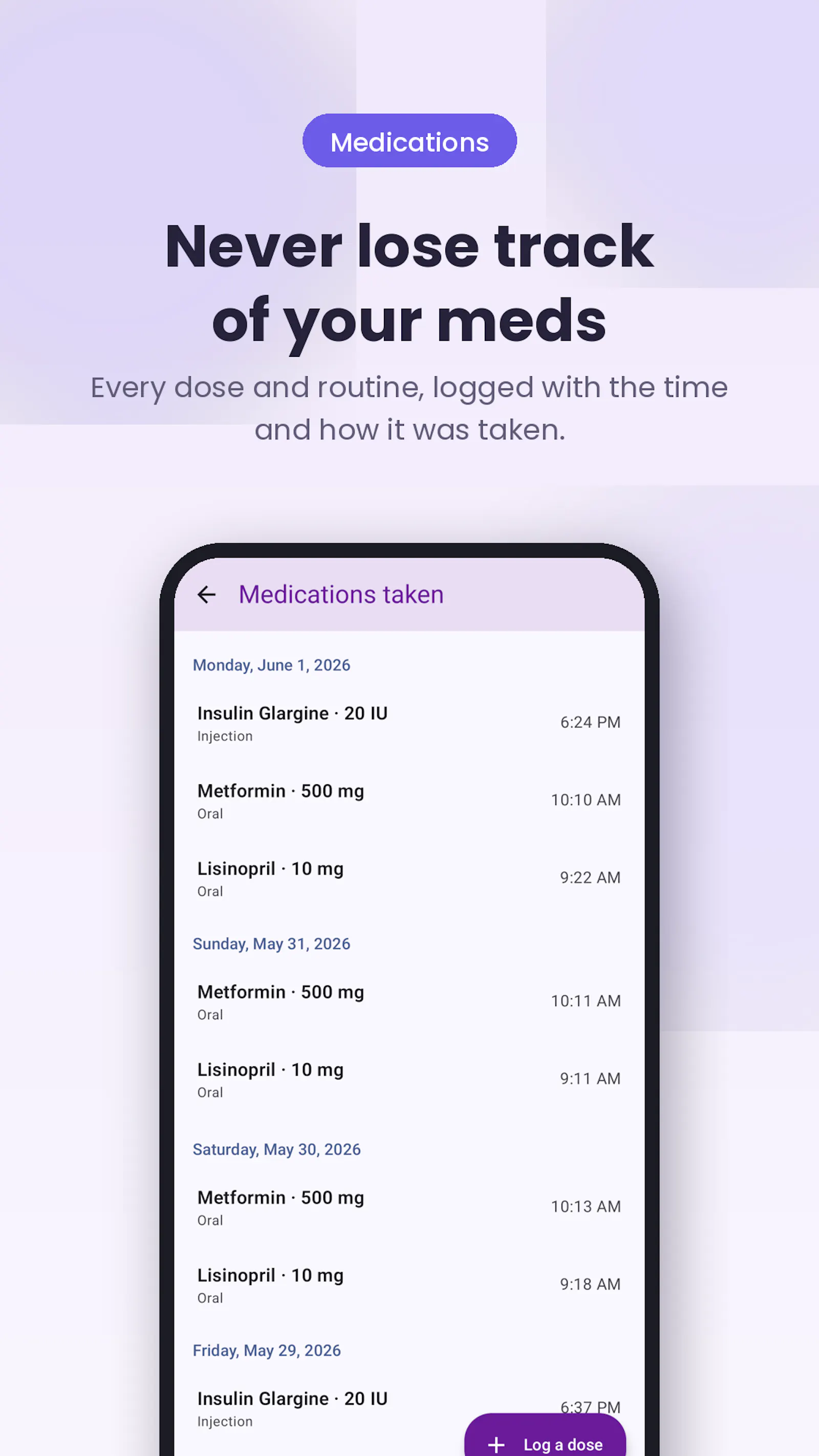 Health History screenshot 4