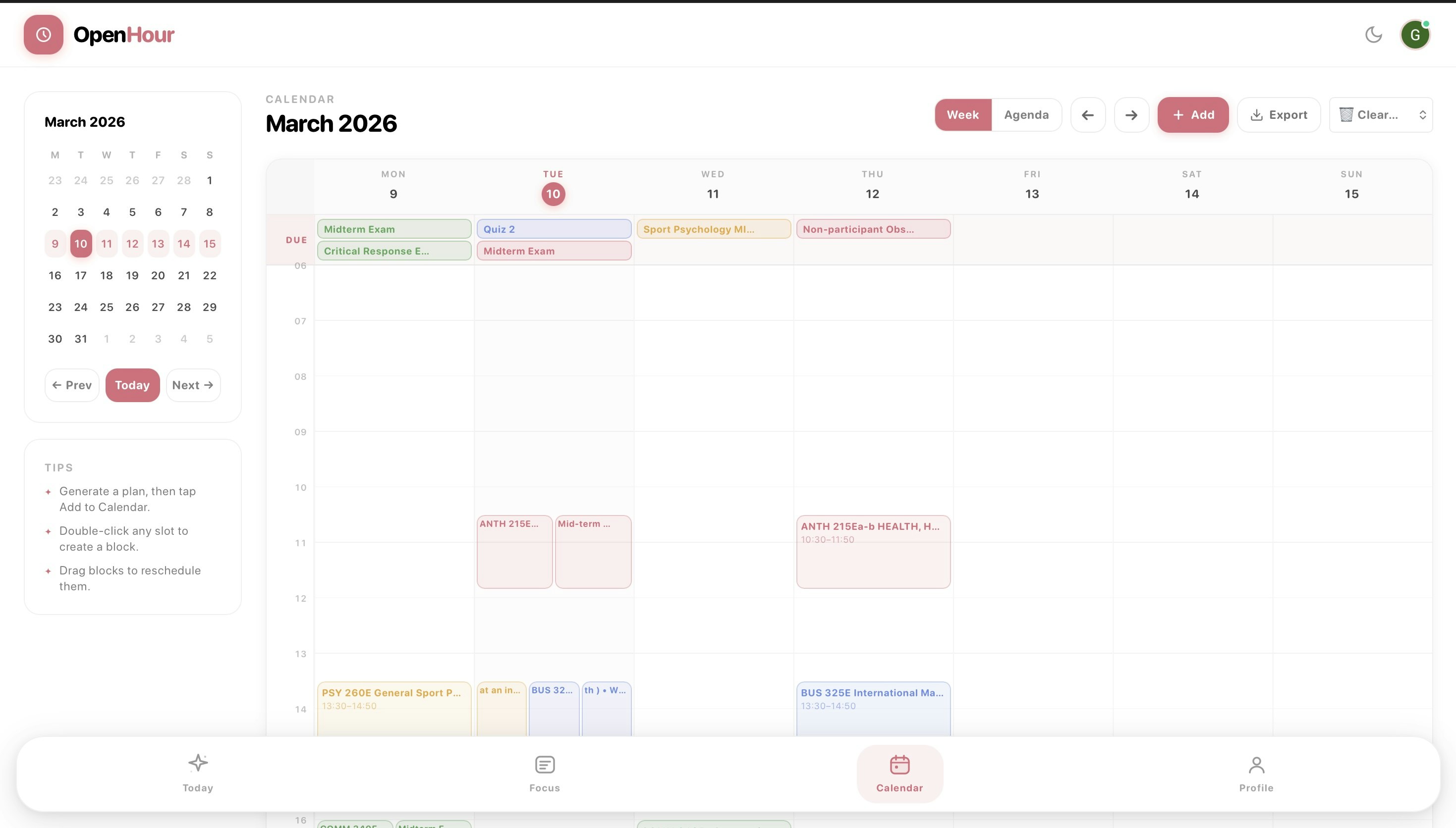 OpenHour gallery image